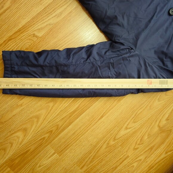 Eddie Bauer goose down button up jacket Spring Jacket Navy Blue mens Medium - Picture 12 of 16